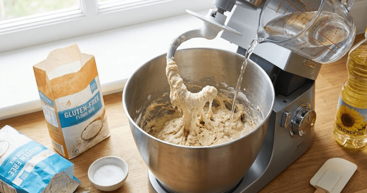 pane per hamburger senza glutine ricetta fase 2