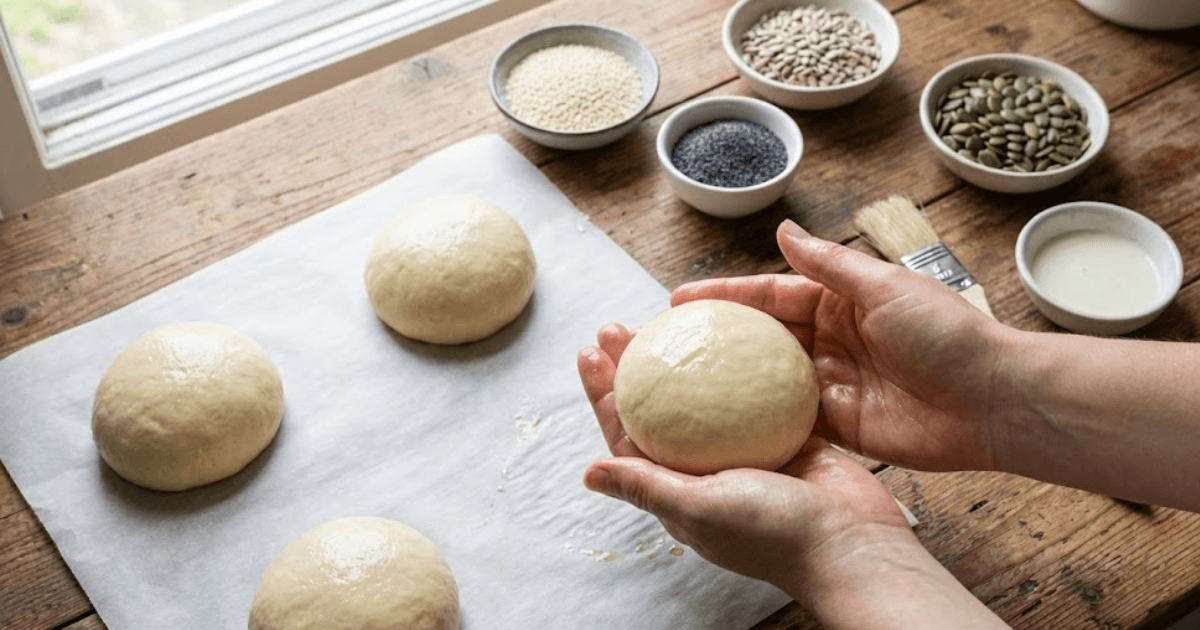 pane per hamburger senza glutine ricetta fase 3