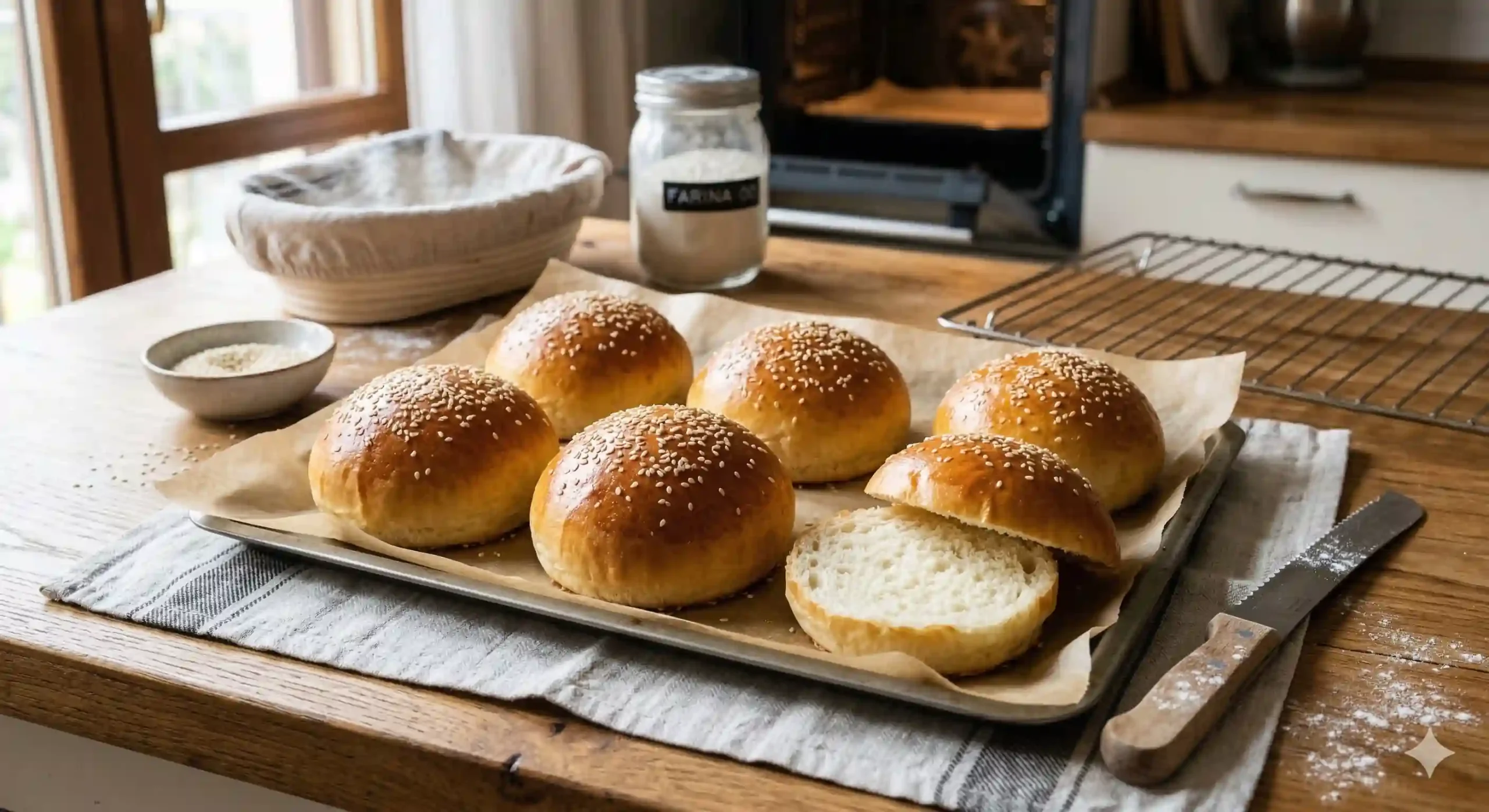 Burger Buns Ricetta dei Bun Fatti in Casa Morbidi e Perfetti
