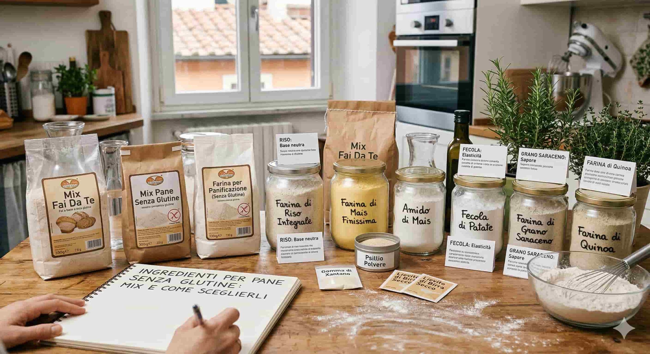 Ingredienti per Pane Senza Glutine Mix e Come Sceglierli