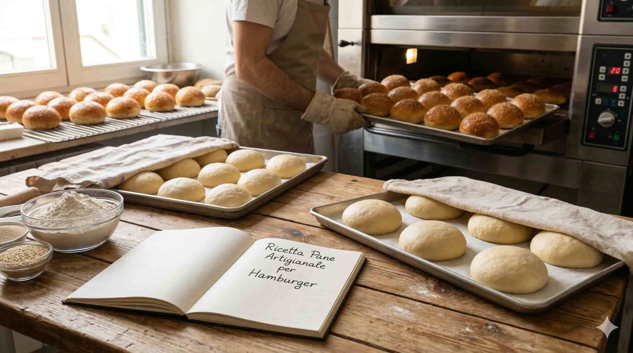 Pane Artigianale per Hamburger Ricette e Produzione